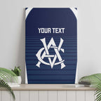 Custom Victoria Cricket Canvas Wall Art Go Champions - Sporty Style