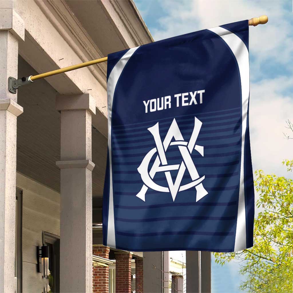 Custom Victoria Cricket Garden Flag Go Champions - Sporty Style