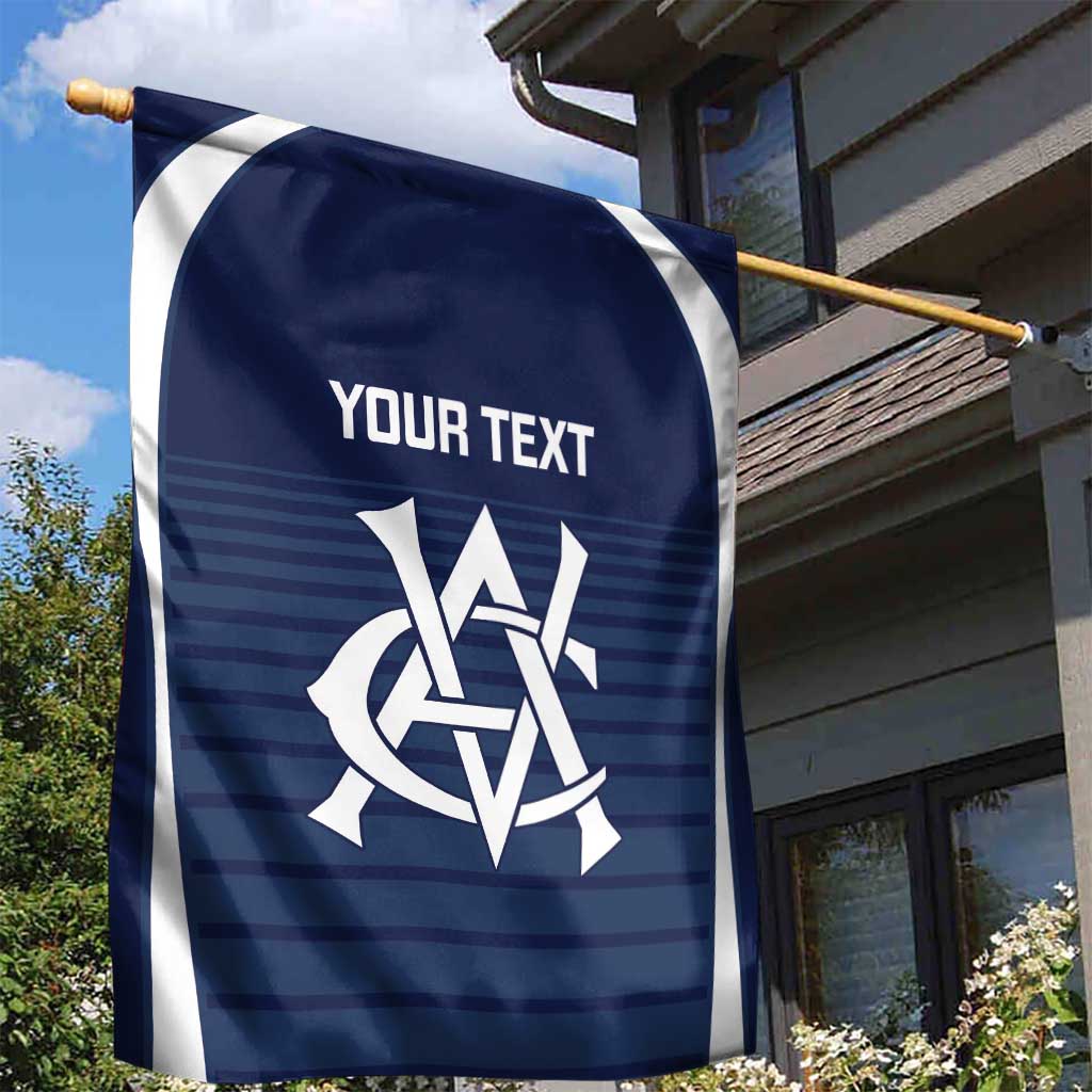 Custom Victoria Cricket Garden Flag Go Champions - Sporty Style