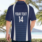 Custom Victoria Cricket Hawaiian Shirt Go Champions - Sporty Style