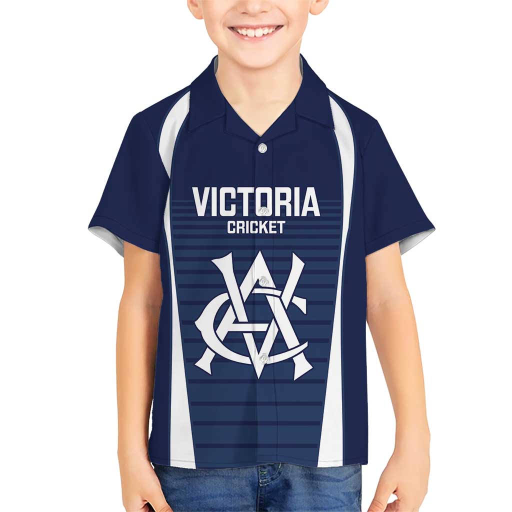 Custom Victoria Cricket Hawaiian Shirt Go Champions - Sporty Style