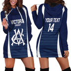 Custom Victoria Cricket Hoodie Dress Go Champions - Sporty Style