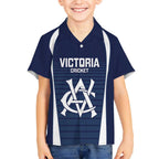 Custom Victoria Cricket Kid Hawaiian Shirt Go Champions - Sporty Style