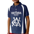 Custom Victoria Cricket Kid Polo Shirt Go Champions - Sporty Style