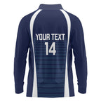 Custom Victoria Cricket Long Sleeve Polo Shirt Go Champions - Sporty Style