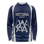 Custom Victoria Cricket Long Sleeve Shirt Go Champions - Sporty Style