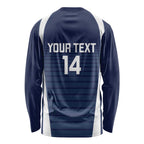 Custom Victoria Cricket Long Sleeve Shirt Go Champions - Sporty Style