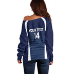 Custom Victoria Cricket Off Shoulder Sweater Go Champions - Sporty Style