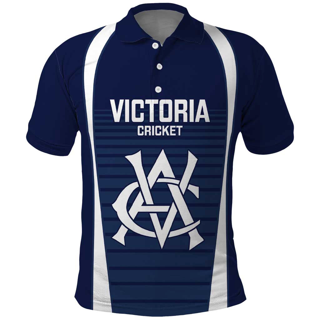 Custom Victoria Cricket Polo Shirt Go Champions - Sporty Style