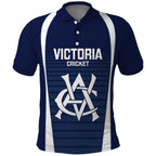 Custom Victoria Cricket Polo Shirt Go Champions - Sporty Style