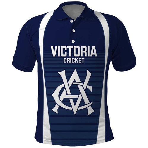 Custom Victoria Cricket Polo Shirt Go Champions - Sporty Style