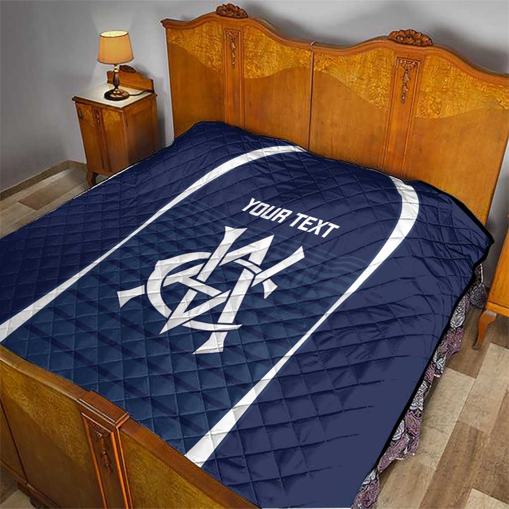 Custom Victoria Cricket Quilt Go Champions - Sporty Style