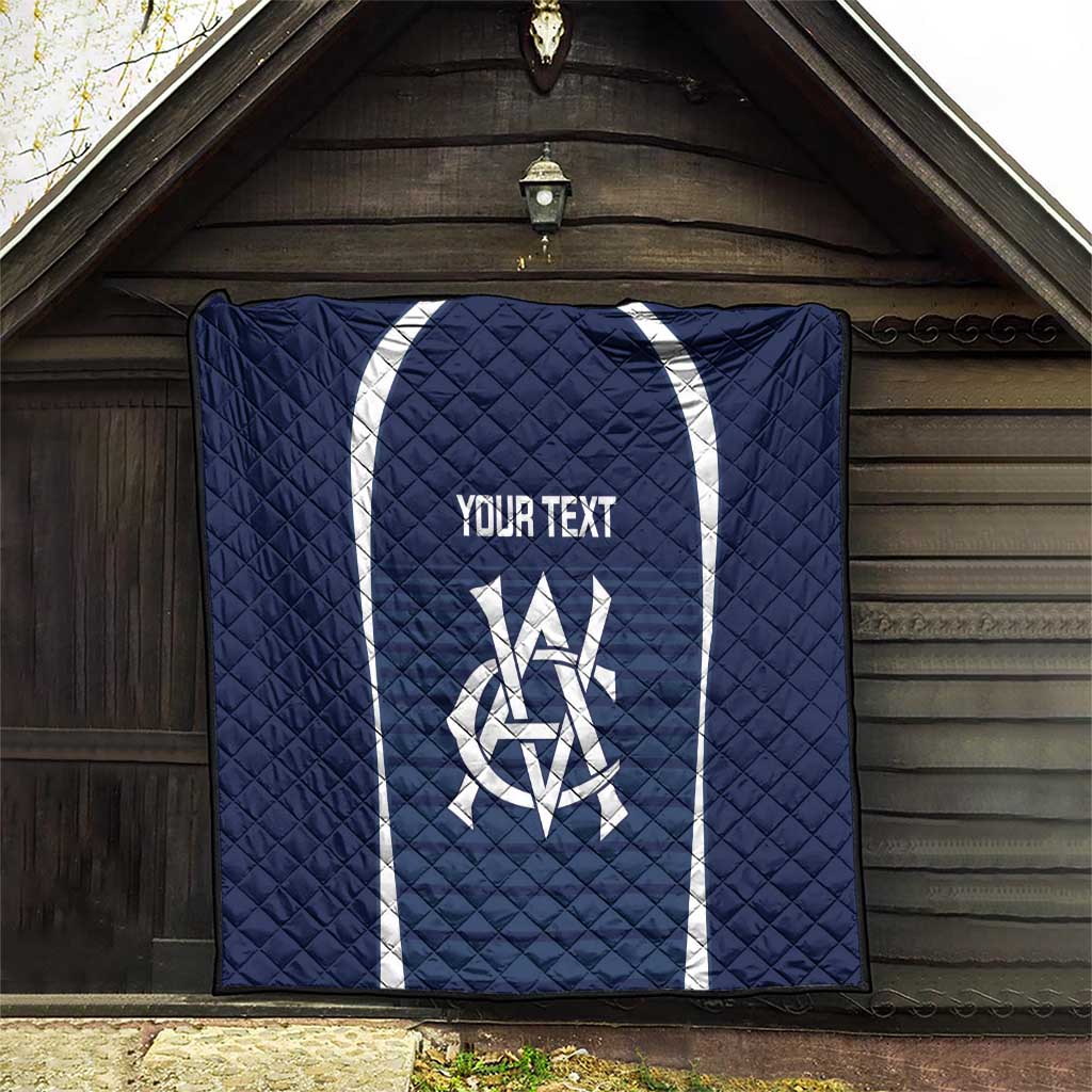 Custom Victoria Cricket Quilt Go Champions - Sporty Style