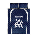 Custom Victoria Cricket Quilt Bed Set Go Champions - Sporty Style