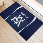Custom Victoria Cricket Rubber Doormat Go Champions - Sporty Style