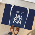 Custom Victoria Cricket Rubber Doormat Go Champions - Sporty Style