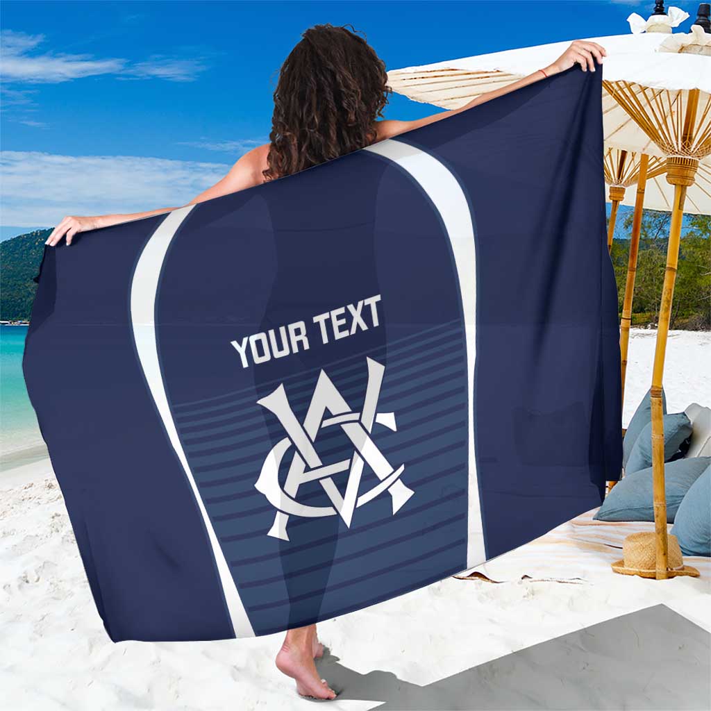 Custom Victoria Cricket Sarong Go Champions - Sporty Style