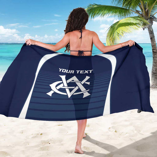 Custom Victoria Cricket Sarong Go Champions - Sporty Style