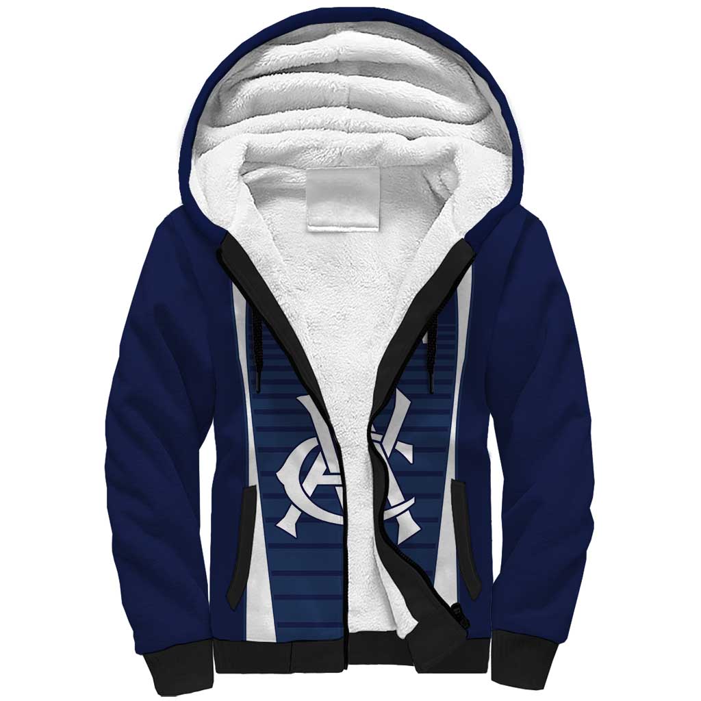Custom Victoria Cricket Sherpa Hoodie Go Champions - Sporty Style