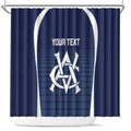 Custom Victoria Cricket Shower Curtain Go Champions - Sporty Style