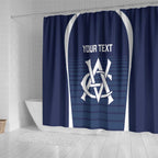 Custom Victoria Cricket Shower Curtain Go Champions - Sporty Style