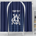 Custom Victoria Cricket Shower Curtain Go Champions - Sporty Style