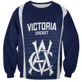 Custom Victoria Cricket Sweatshirt Go Champions - Sporty Style