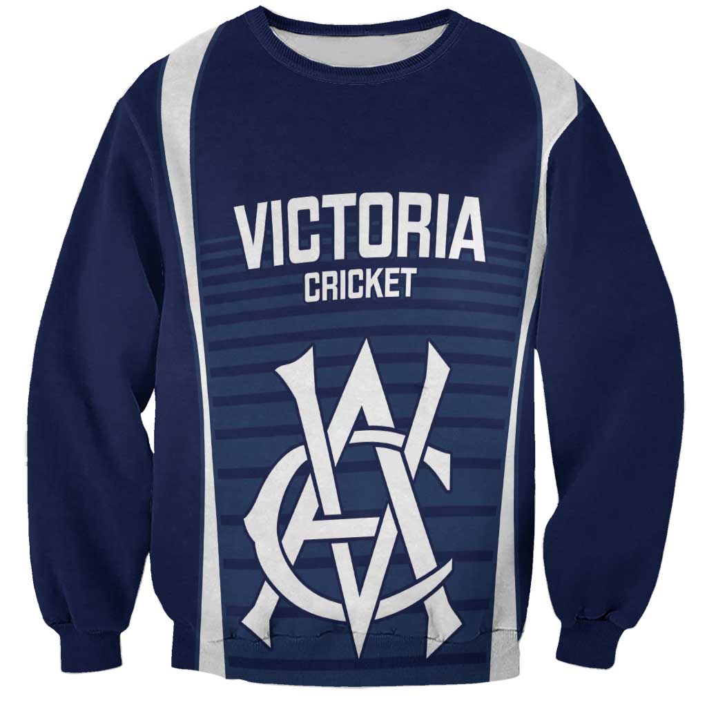 Custom Victoria Cricket Sweatshirt Go Champions - Sporty Style