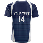 Custom Victoria Cricket T Shirt Go Champions - Sporty Style