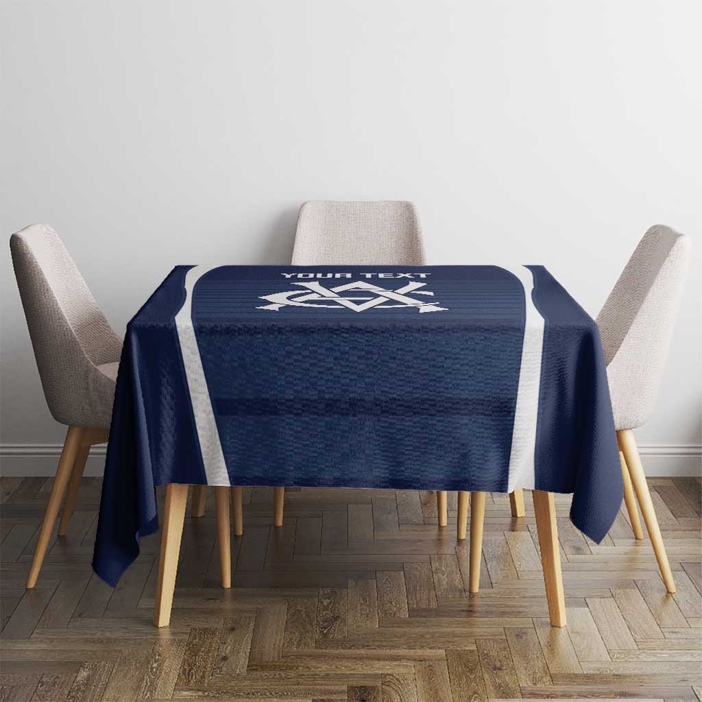 Custom Victoria Cricket Tablecloth Go Champions - Sporty Style