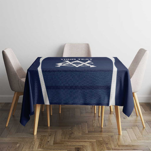 Custom Victoria Cricket Tablecloth Go Champions - Sporty Style