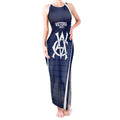 Custom Victoria Cricket Tank Maxi Dress Go Champions - Sporty Style