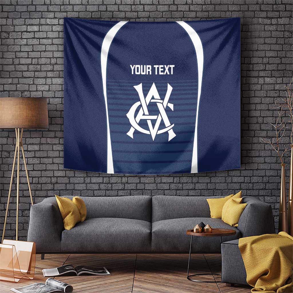 Custom Victoria Cricket Tapestry Go Champions - Sporty Style