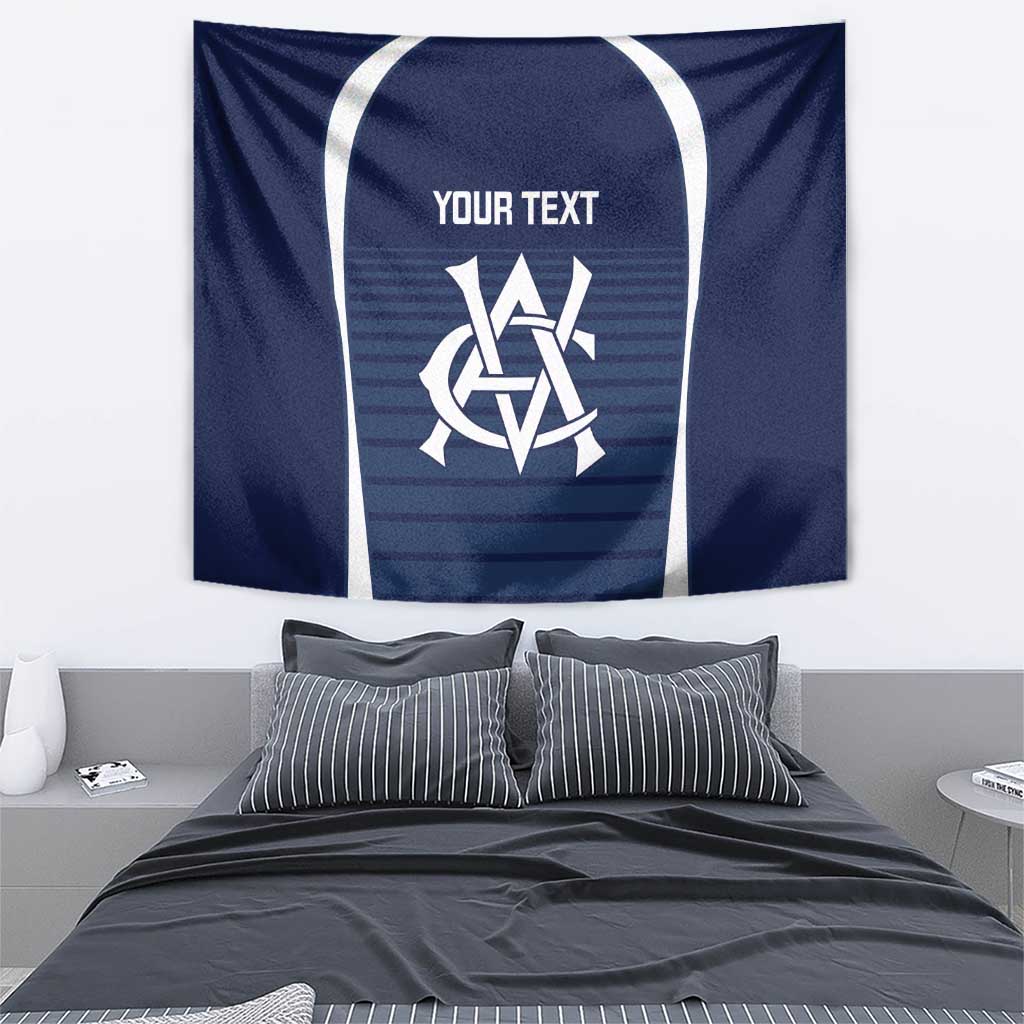Custom Victoria Cricket Tapestry Go Champions - Sporty Style
