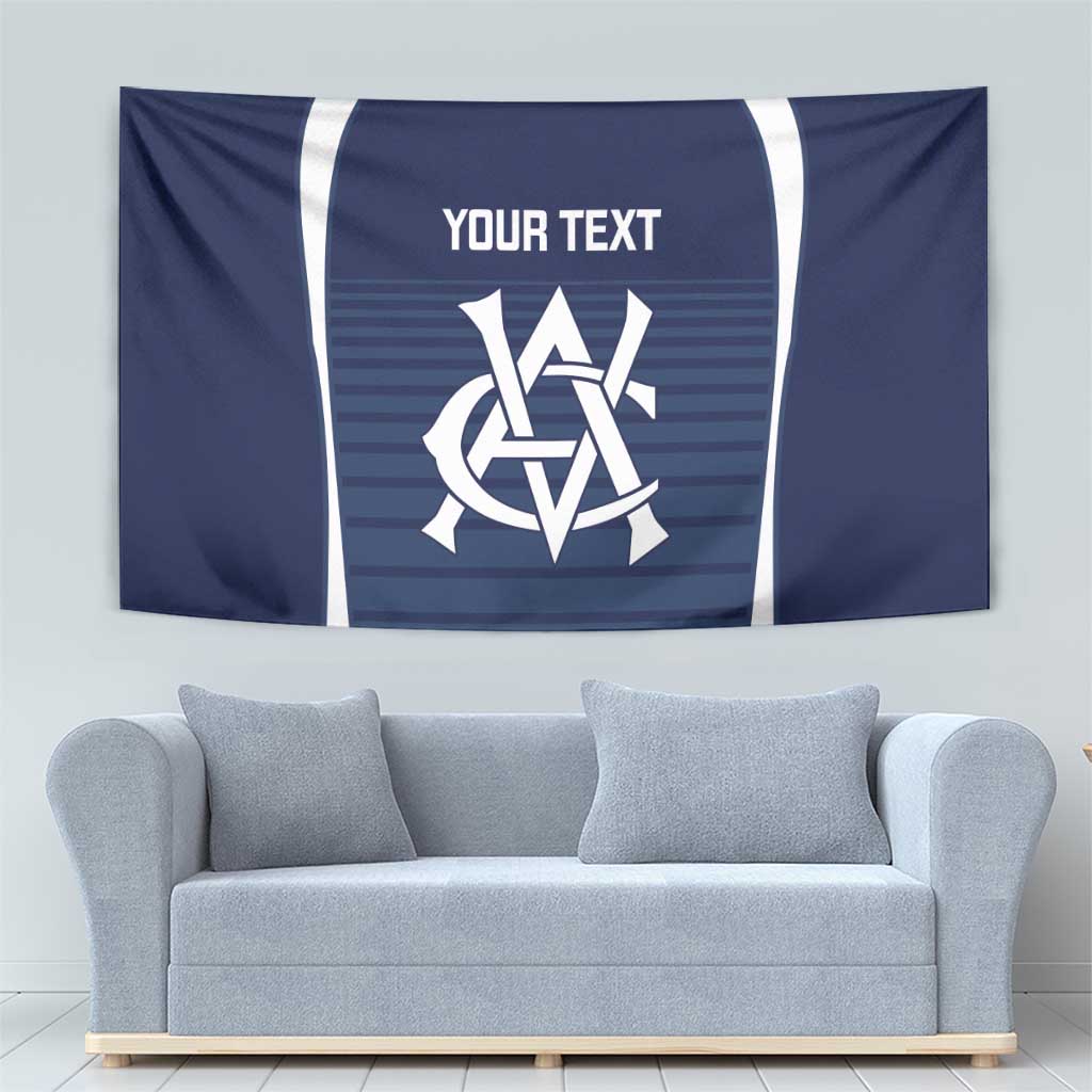 Custom Victoria Cricket Tapestry Go Champions - Sporty Style