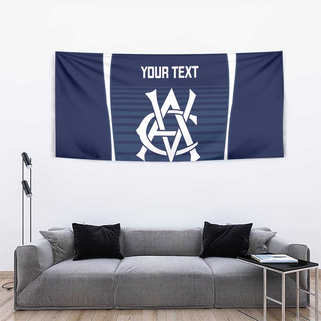 Custom Victoria Cricket Tapestry Go Champions - Sporty Style