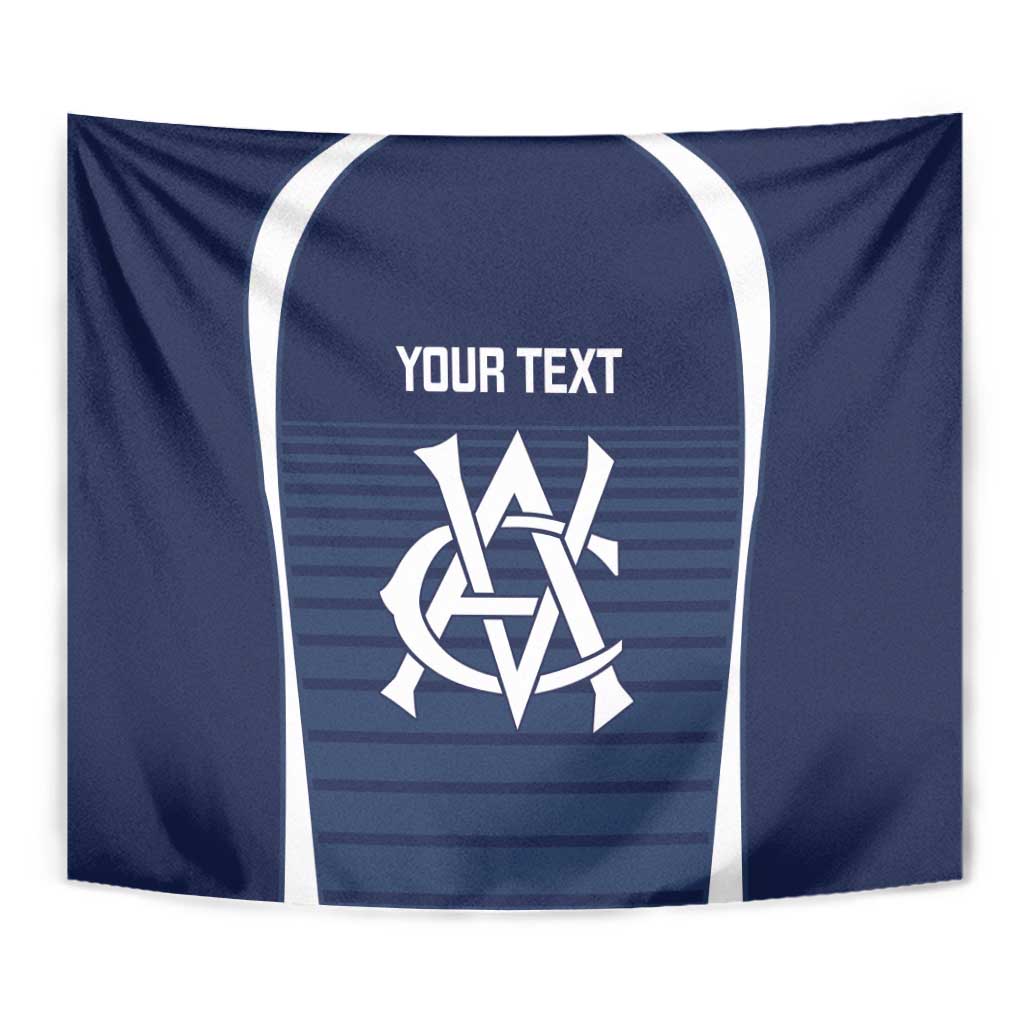 Custom Victoria Cricket Tapestry Go Champions - Sporty Style