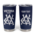 Custom Victoria Cricket Tumbler Cup Go Champions - Sporty Style