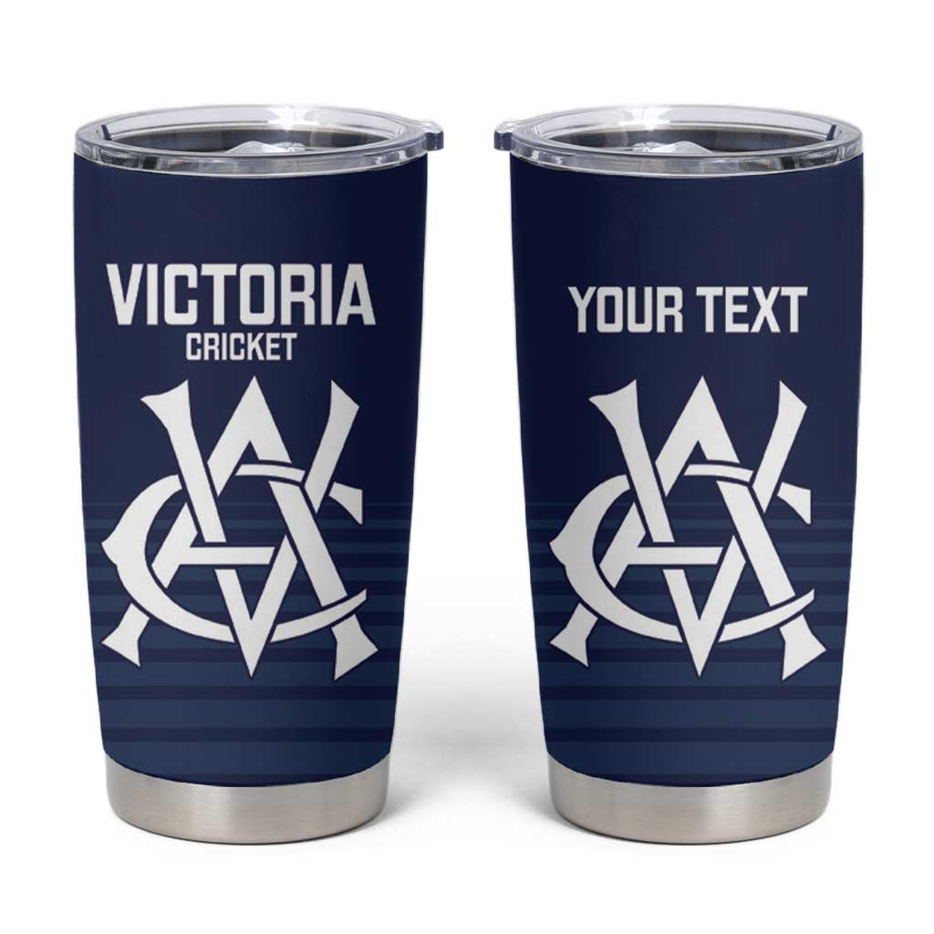 Custom Victoria Cricket Tumbler Cup Go Champions - Sporty Style