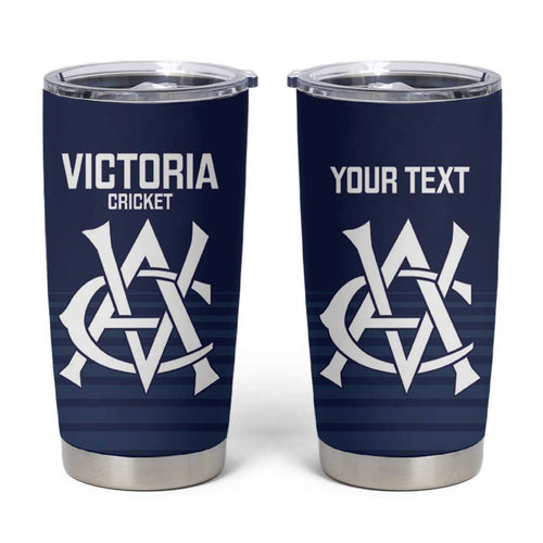 Custom Victoria Cricket Tumbler Cup Go Champions - Sporty Style