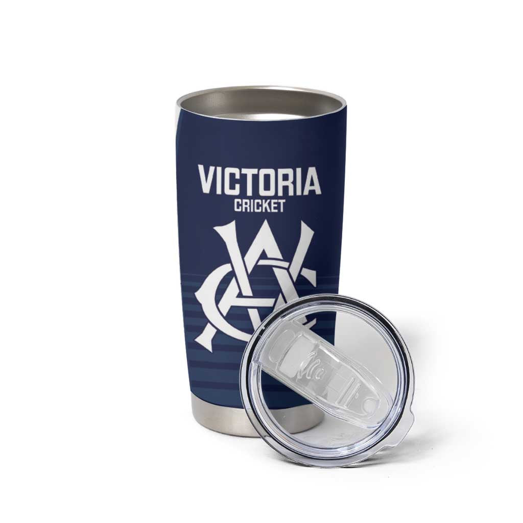 Custom Victoria Cricket Tumbler Cup Go Champions - Sporty Style