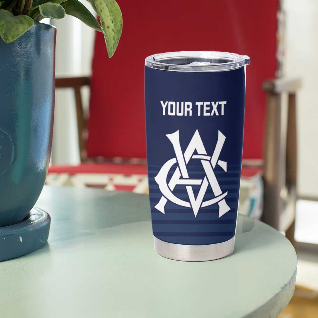 Custom Victoria Cricket Tumbler Cup Go Champions - Sporty Style