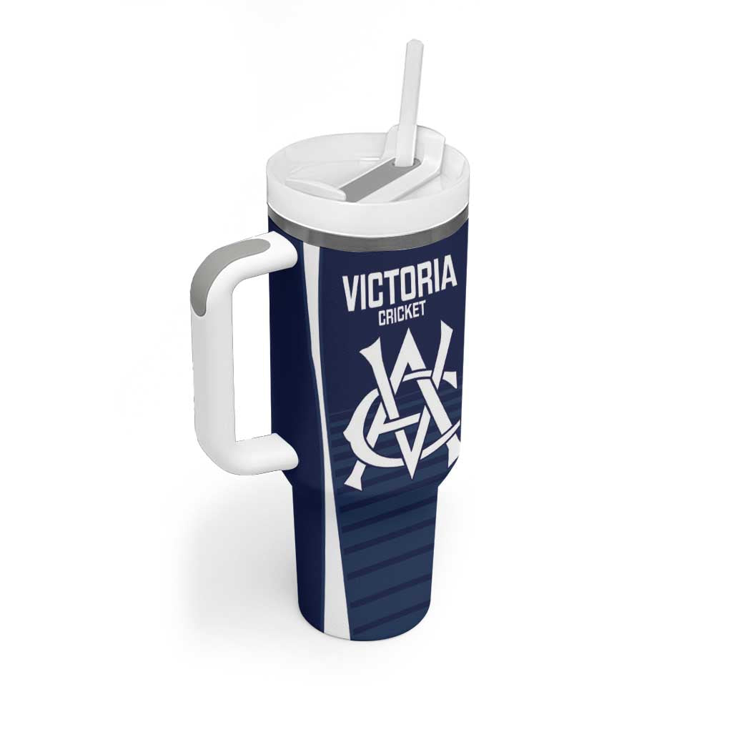 Custom Victoria Cricket Tumbler With Handle Go Champions - Sporty Style