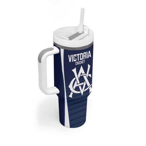 Custom Victoria Cricket Tumbler With Handle Go Champions - Sporty Style