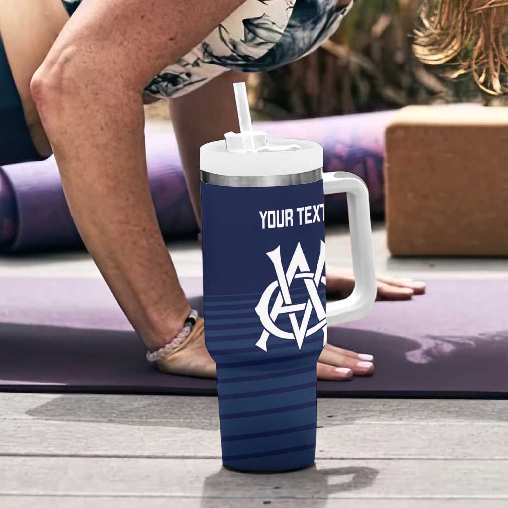 Custom Victoria Cricket Tumbler With Handle Go Champions - Sporty Style