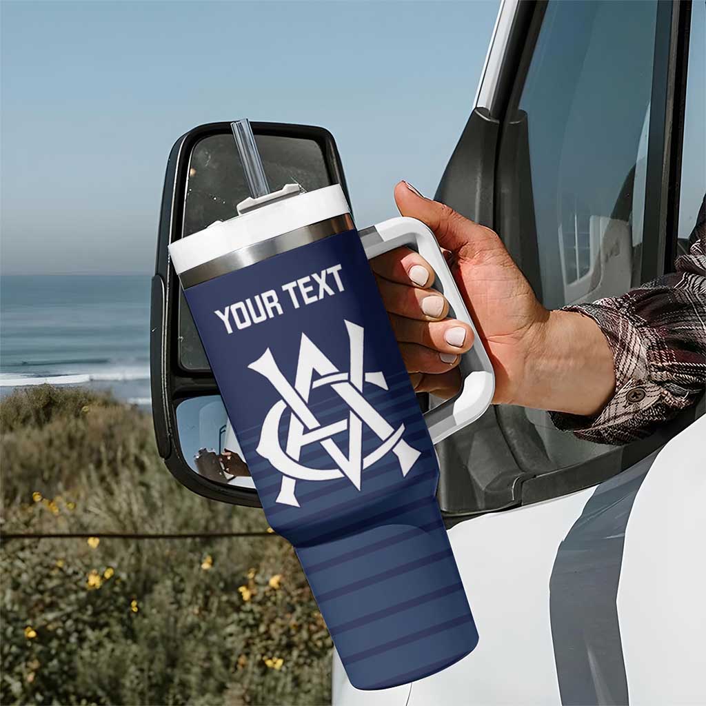 Custom Victoria Cricket Tumbler With Handle Go Champions - Sporty Style