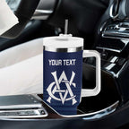 Custom Victoria Cricket Tumbler With Handle Go Champions - Sporty Style