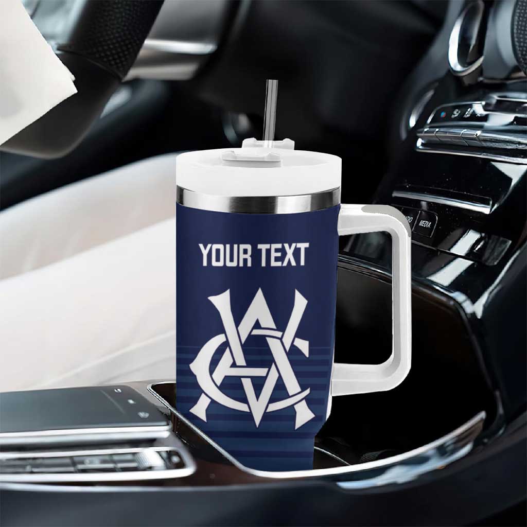 Custom Victoria Cricket Tumbler With Handle Go Champions - Sporty Style