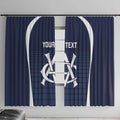 Custom Victoria Cricket Window Curtain Go Champions - Sporty Style