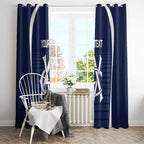 Custom Victoria Cricket Window Curtain Go Champions - Sporty Style